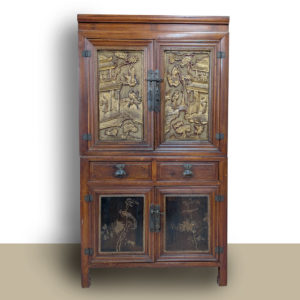 Credenza Etnica in Legno Massello di Teak